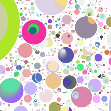 Daire saydam arka plan - eğilim seamless modeli.