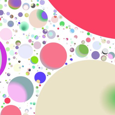 Daire saydam arka plan - eğilim seamless modeli.