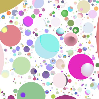 Daire saydam arka plan - eğilim seamless modeli.