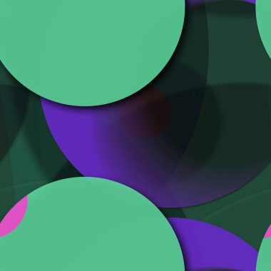 Daire saydam arka plan - eğilim seamless modeli.