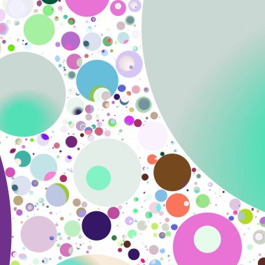 Daire saydam arka plan - eğilim seamless modeli.