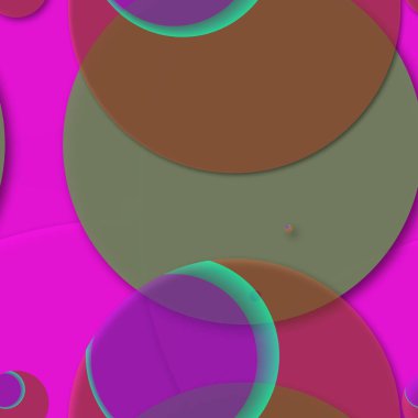 Daire saydam arka plan - eğilim seamless modeli.