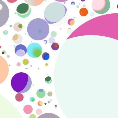 Daire saydam arka plan - eğilim seamless modeli.