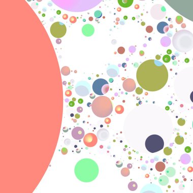 Daire saydam arka plan - eğilim seamless modeli.