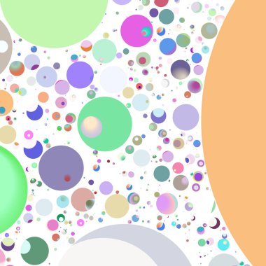 Daire saydam arka plan - eğilim seamless modeli.