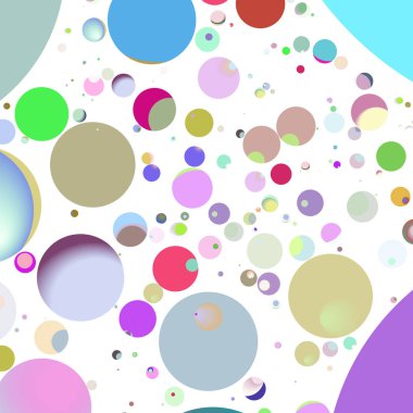 Daire saydam arka plan - eğilim seamless modeli.