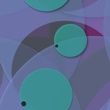 Daire saydam arka plan - eğilim seamless modeli.