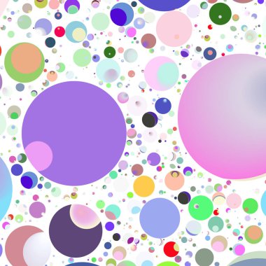 Daire saydam arka plan - eğilim seamless modeli.