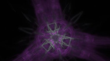 Fantezi kaotik renkli fraktal desen. Soyut Fraktal şekiller. 3D render resimde arka plan veya duvar kağıdı.