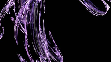 Fantezi kaotik renkli fraktal desen. Soyut Fraktal şekiller. 3D render resimde arka plan veya duvar kağıdı.