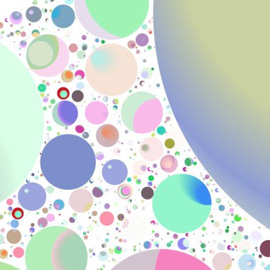 Daire saydam arka plan - eğilim seamless modeli.