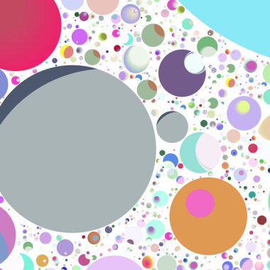 Daire saydam arka plan - eğilim seamless modeli.