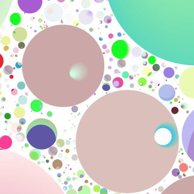 Daire saydam arka plan - eğilim seamless modeli.