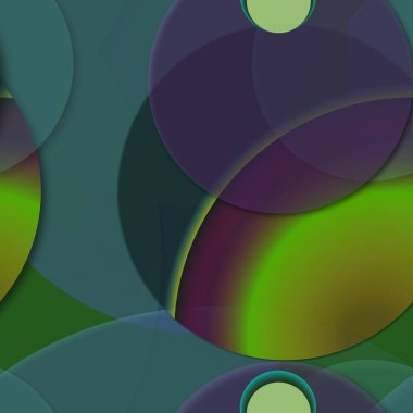 Daire saydam arka plan - eğilim seamless modeli.