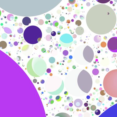 Daire saydam arka plan - eğilim seamless modeli.