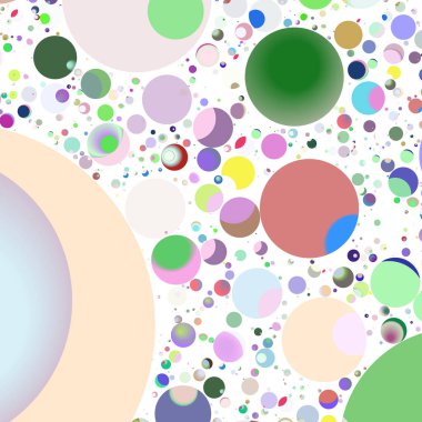 Daire saydam arka plan - eğilim seamless modeli.