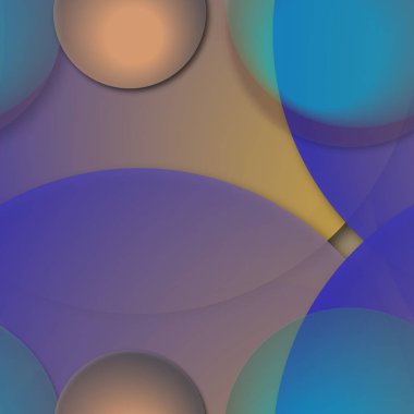 Daire saydam arka plan - eğilim seamless modeli.