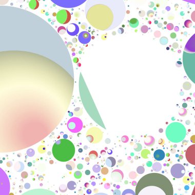 Daire saydam arka plan - eğilim seamless modeli.