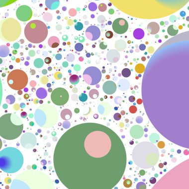 Daire saydam arka plan - eğilim seamless modeli.