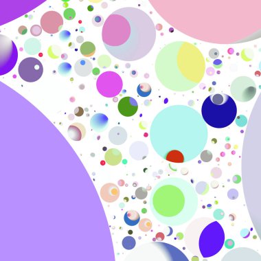 Daire saydam arka plan - eğilim seamless modeli.