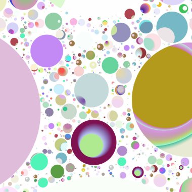 Daire saydam arka plan - eğilim seamless modeli.