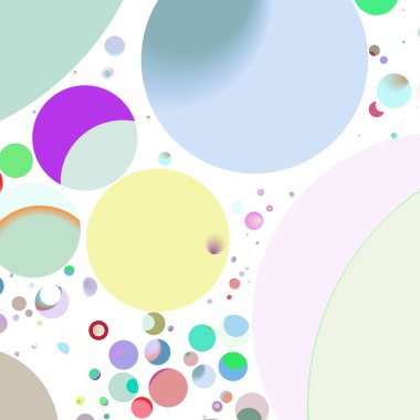 Daire saydam arka plan - eğilim seamless modeli.