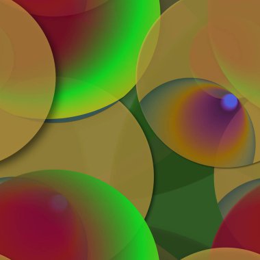 Daire saydam arka plan - eğilim seamless modeli.