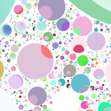 Daire saydam arka plan - eğilim seamless modeli.