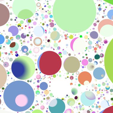 Daire saydam arka plan - eğilim seamless modeli.