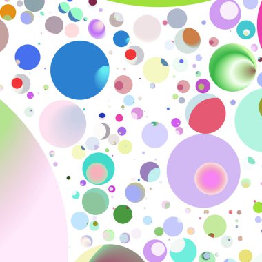 Daire saydam arka plan - eğilim seamless modeli.