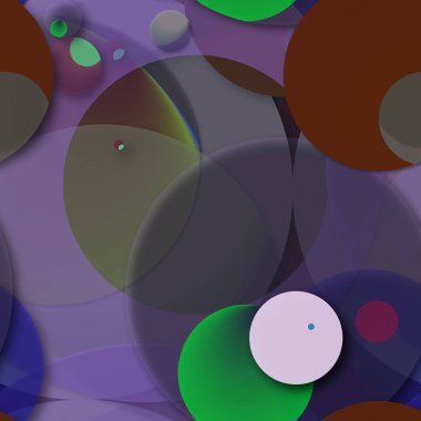 Daire saydam arka plan - eğilim seamless modeli.