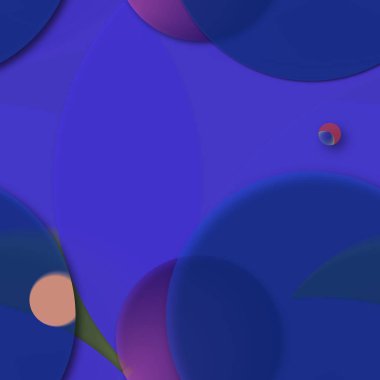 Daire saydam arka plan - eğilim seamless modeli.