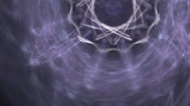 Fantezi kaotik renkli fraktal desen. Soyut Fraktal şekiller. 3D render resimde arka plan veya duvar kağıdı.