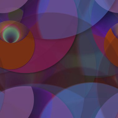 Daire saydam arka plan - eğilim seamless modeli.