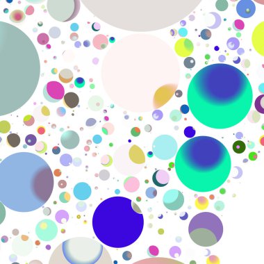 Daire saydam arka plan - eğilim seamless modeli.