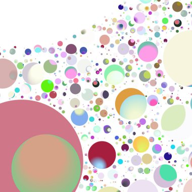 Daire saydam arka plan - eğilim seamless modeli.