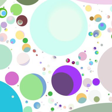 Daire saydam arka plan - eğilim seamless modeli.