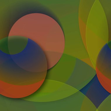 Daire saydam arka plan - eğilim seamless modeli.