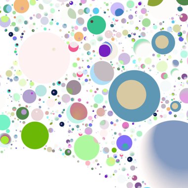 Daire saydam arka plan - eğilim seamless modeli.