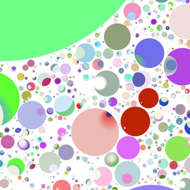 Daire saydam arka plan - eğilim seamless modeli.