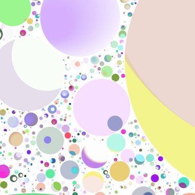 Daire saydam arka plan - eğilim seamless modeli.