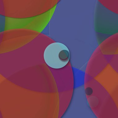 Daire saydam arka plan - eğilim seamless modeli.