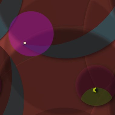 Daire saydam arka plan - eğilim seamless modeli.