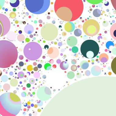 Daire saydam arka plan - eğilim seamless modeli.