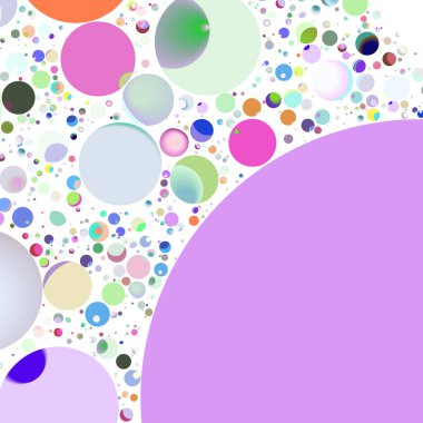 Daire saydam arka plan - eğilim seamless modeli.