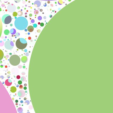 Daire saydam arka plan - eğilim seamless modeli.