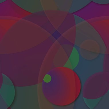 Daire saydam arka plan - eğilim seamless modeli.