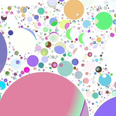 Daire saydam arka plan - eğilim seamless modeli.