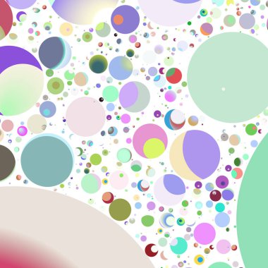 Daire saydam arka plan - eğilim seamless modeli.