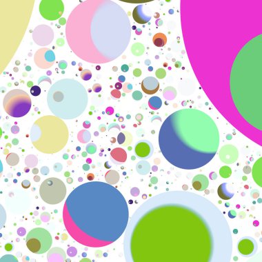 Daire saydam arka plan - eğilim seamless modeli.